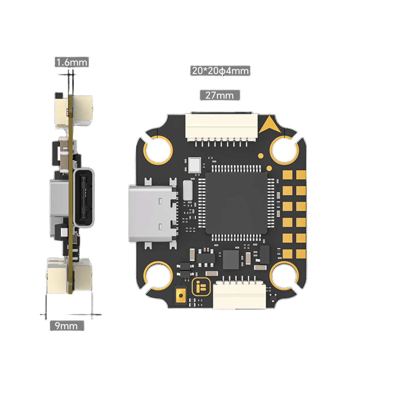 IFlight Borg Mini F7 Stack con - Fpv Flight Controller F7 Stack 60A reseña y precio